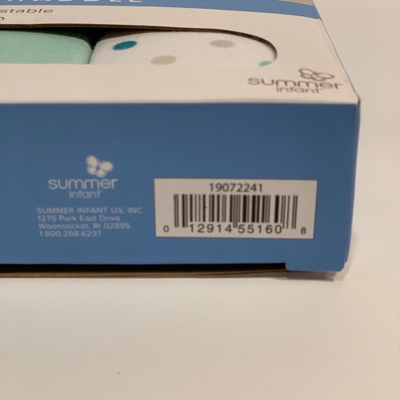 Summer Infant Swaddle Me 3-Pack Blanket 0-3 Months - Picture 8 of 8